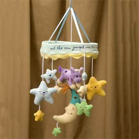 Hey Diddle Diddle Mobile Nursery Decor, Mobiles,