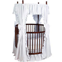 Boys Round Crib Bedding Eyelet Round Crib Sheet