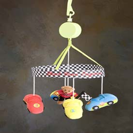 Race Car Mobile Nursery Decor, Mobiles,