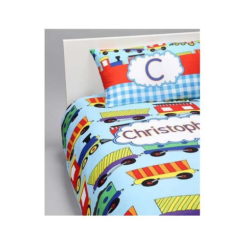 Baby Furniture & Bedding Personalized Train Bedding Set