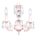 3 Arm Stacked Glass Ball Chandelier