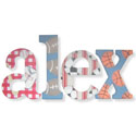 Alex's Sports Wall Letters