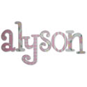 Alyson Whimsical Letters