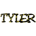 Camo Crazy Letters