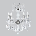 Crystal Glass 4 Light Chnadelier