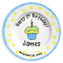 Birthday Cupcake Birth Plate