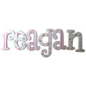 Dots And Stripes Letters