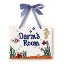 Fishies Name Plaque