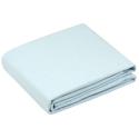 Blue Flannel Flat Crib Sheet
