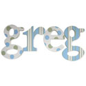 Gregs Dots And Stripes Letters