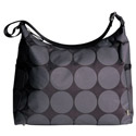 Grey Dot Hobo Diaper Bag