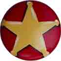 Round Sheriff Star Knob