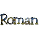 Roman's Jungle Wall Letters