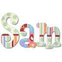 Sam's Patterns Wall Letters