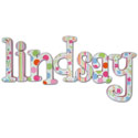 Bright and Cheerful Wall Letters