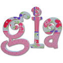 Gia Curlz Wall Letters