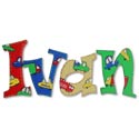 Ivan's Trucks Wall Letters