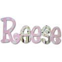 Reese's Patterns Wall Letters