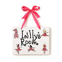 Ballerina Name Plaque