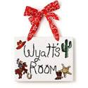 Buckaroo Name Plaque