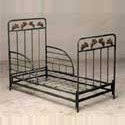 Jumping Bunny Iron Toddler Bed
