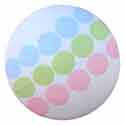 Tri-colored Dots Knob (Pack of 6)