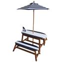 Kids Surfboard Outdoor Table and Bench Set