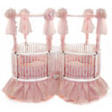 Twin Heart Crib