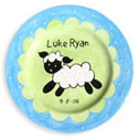 Little Lamb Birth Plate
