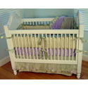 Lilac Trellis Crib Bedding Set