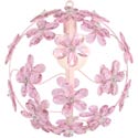 Crystal Flower Sphere Chandelier