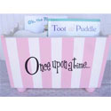 Once Upon a Time Striped Book Holder