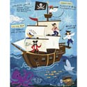 Ahoy On The Open Seas- Pirates! Canvas