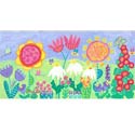 In My Garden Stretched Art