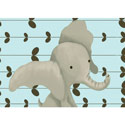Edison the Elephant Canvas Wall Art