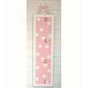 Pink Polka Dotted Growth Chart