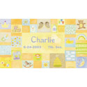 Personalized Baby Boy Canvas