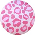 Round Cheetah Knob (Pack of 6)