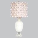 Pom Pom Traditional White Lamp