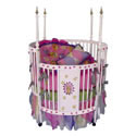 Majestic Princess Round Crib