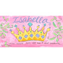 Princess Crown Canvas Wall Art