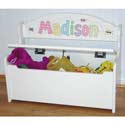 Gloss White Deacon Toy Bench