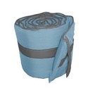 Solid Colored Stripe Round Crib Bumper