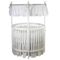 Spindle Round Crib