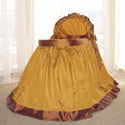 Tiny Blessings Dupioni Silk Bassinet Set