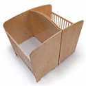 Twin Privacy Crib