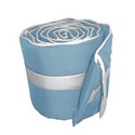 White Stripe Round Crib Bumper