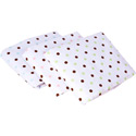 Chocolate Dots Crib Sheets
