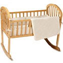 Organic Cotton Velour Cradle Bedding Set