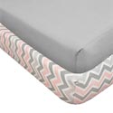 Chevron Mix Crib Sheet Set
